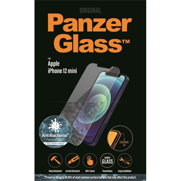 PanzerGlass - Screen Protector Apple iPhone 12 Mini - Standard Fit