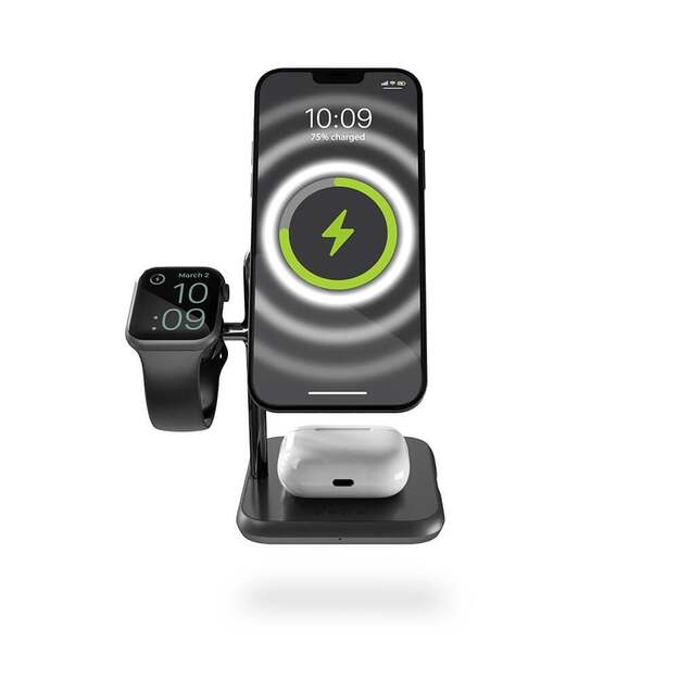 Zens - Wireless Charger 4in1 Black ZEDC22B/00