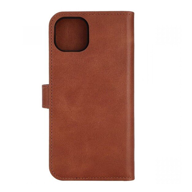 RadiCover - Radiation Protection Wallet Vegan Leather 2in1 iPhone 14 PLUS Exclusive Brown