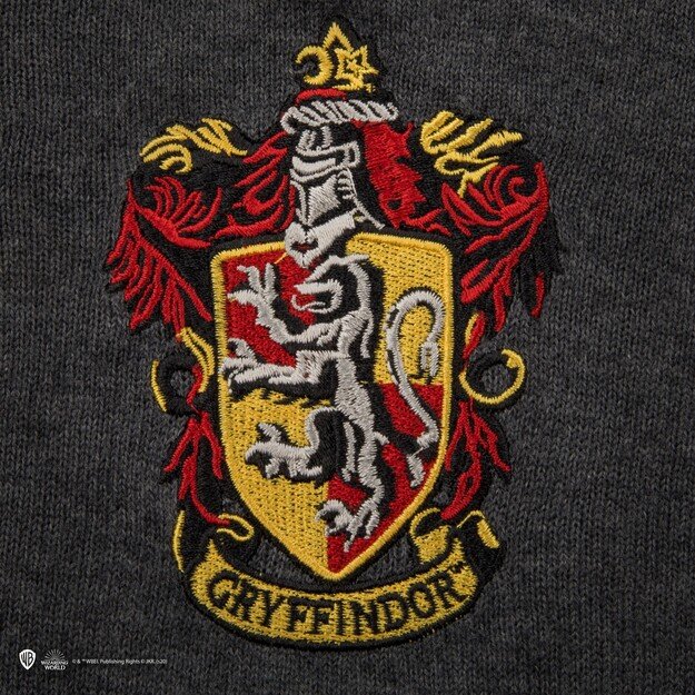 Harry Potter - Gryffindor - Grey Knitted Sweater - Large