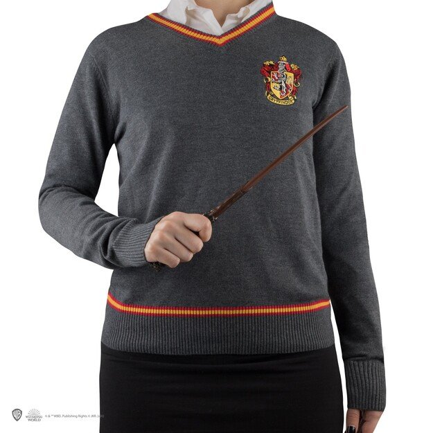 Harry Potter - Gryffindor - Grey Knitted Sweater - Large