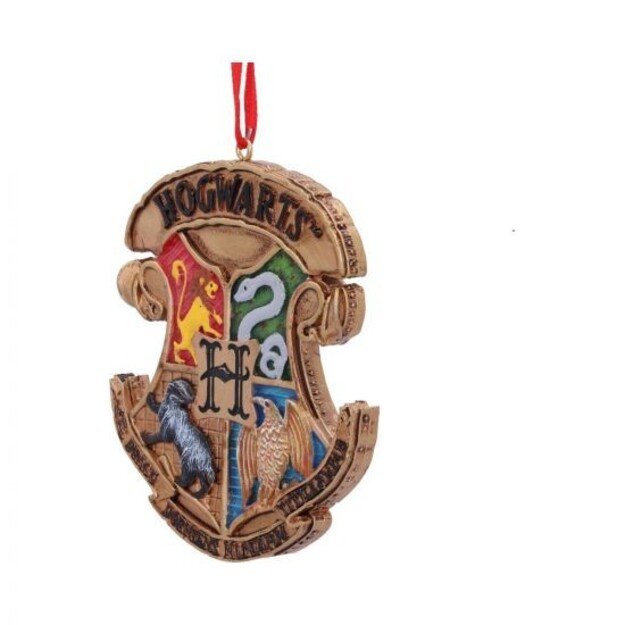 Harry Potter Hogwarts Crest Hanging Ornament 8cm