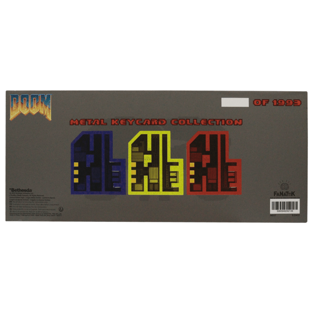 Doom 30th Anniversary Pixel Key Set of 3