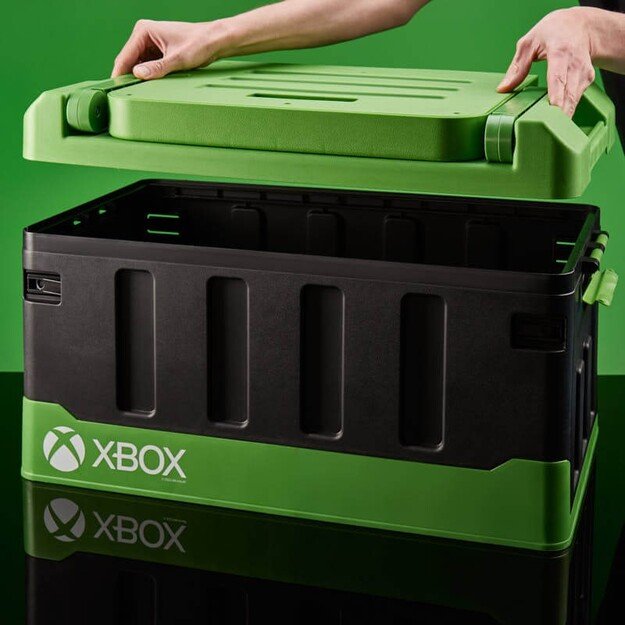 Numskull Official Xbox Bedroom Storage Box with folding chair