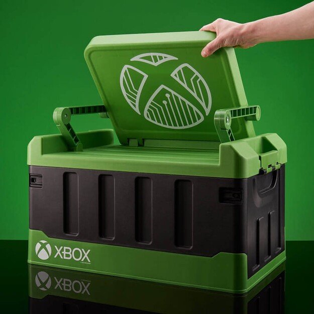 Numskull Official Xbox Bedroom Storage Box with folding chair