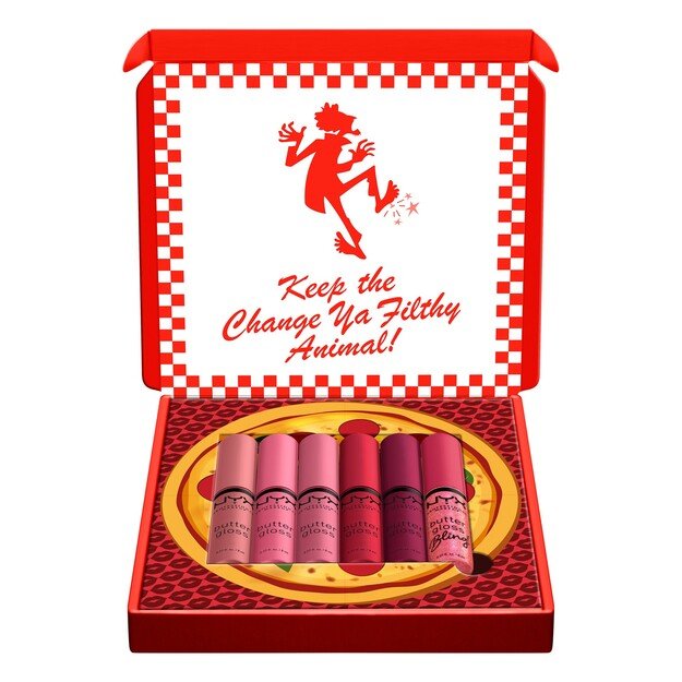 NYX - Professional Butter Gloss Pizza Box Makeup Gift Box