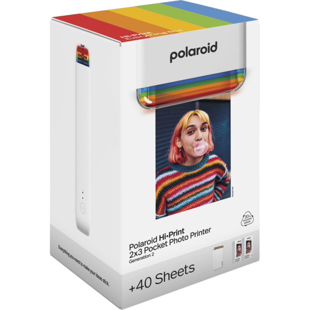 Polaroid - Hi-Print Gen 2 E-Box Printer - White