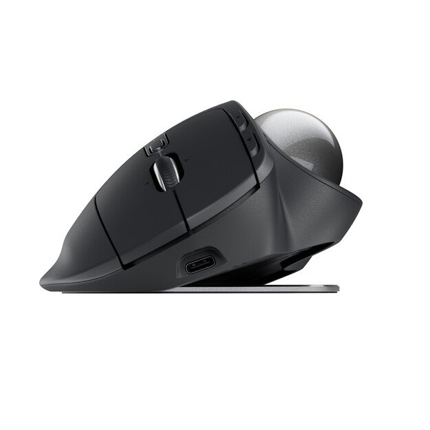 Logitech - MX Ergo S Advanced Wireless Trackball Black