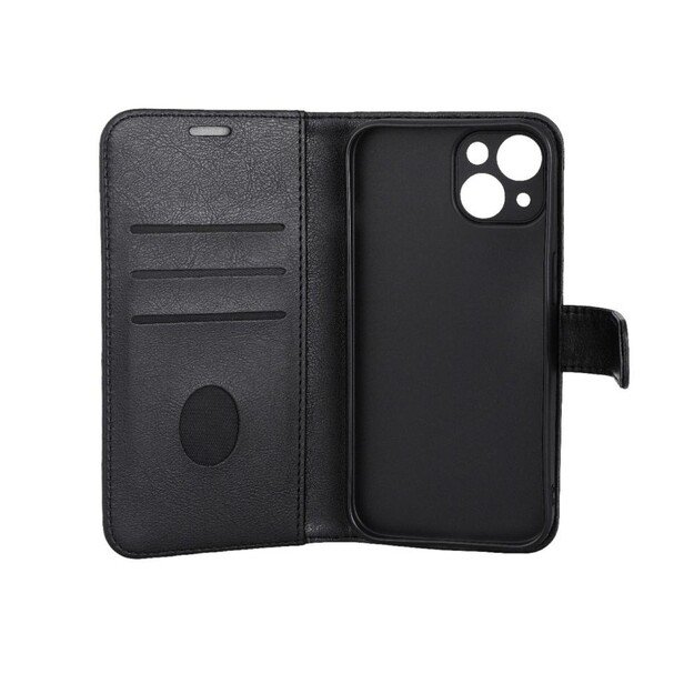 RadiCover - Radiation Protection Wallet Vegan Leather iPhone 15 Flipcover Black PU