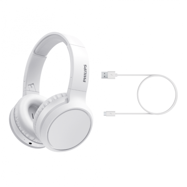 Philips Audio - TAH5205 - headphones with Microphone - White