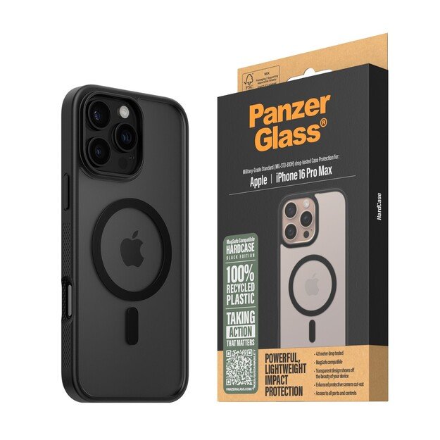 PanzerGlass - HardCase MagSafe - iPhone 16 Pro Max - Black