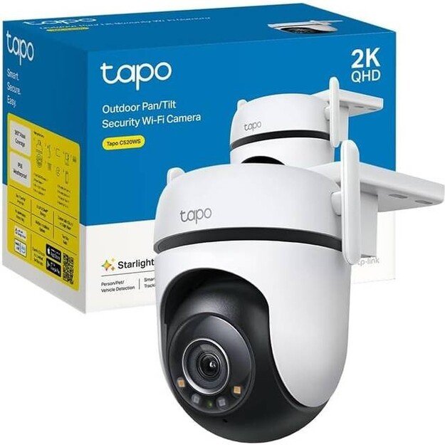 TP-Link - Tapo C520WS Outdoor Pan/Tilt Security Wi-Fi Camera