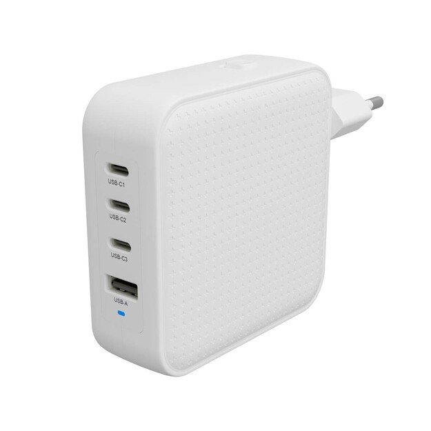 Hyper - HyperJuice 100W USB-C GaN Travel Charger (3C+1A) - White