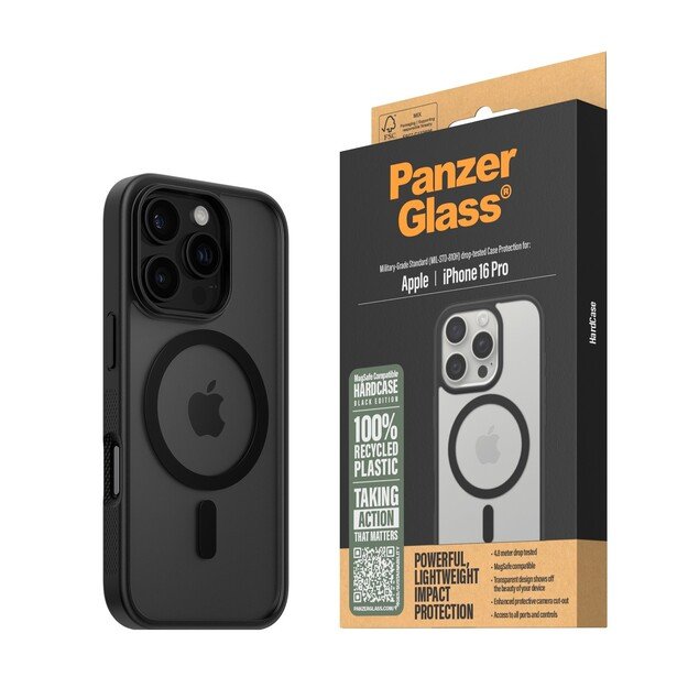 PanzerGlass - HardCase MagSafe - iPhone 16 Pro - Black