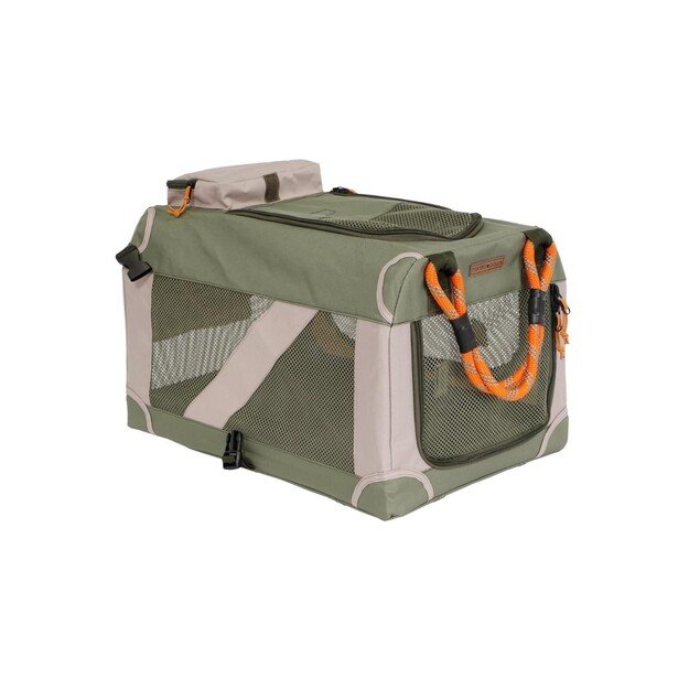 Nordic Paws - Soft dogcrate, Army M 76,5 x 50,5 x 48 cm.  - (7000241012551)