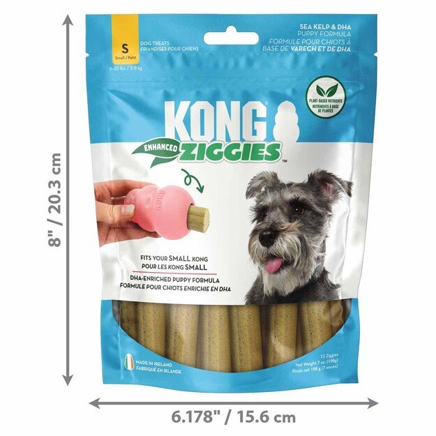 KONG -  Ziggies Enhanced Puppy S 198G (634.7440)