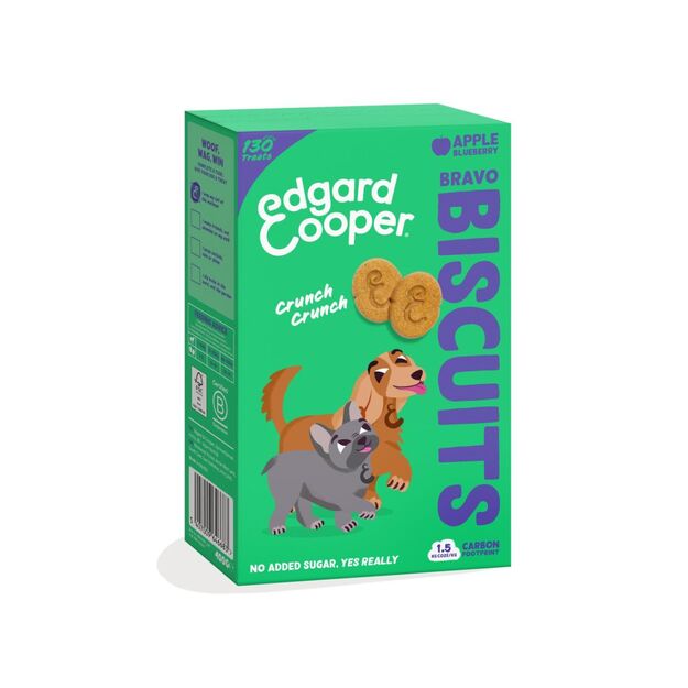 Edgard Cooper - Bravo Dog Biscuits - Apple - 400g