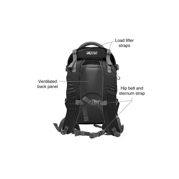 KURGO - G-Train Dog Carrier Backpack, Black - (81314601683)