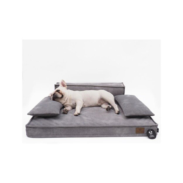 Peppy Buddies - Relax Lounge bed 90x70cm, Grey - (697271866756)