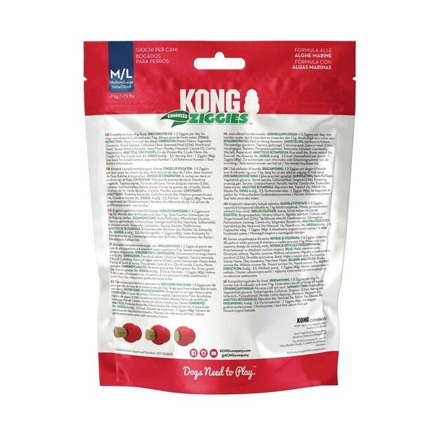 KONG -  Ziggies Enhanced M/L 227G (634.7446)