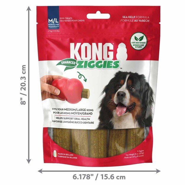 KONG -  Ziggies Enhanced M/L 227G (634.7446)