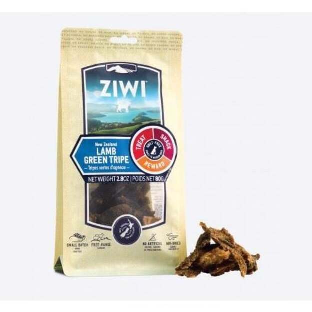 Ziwipeak - Treats, lamb green tripe 80 gr. - (zp095)