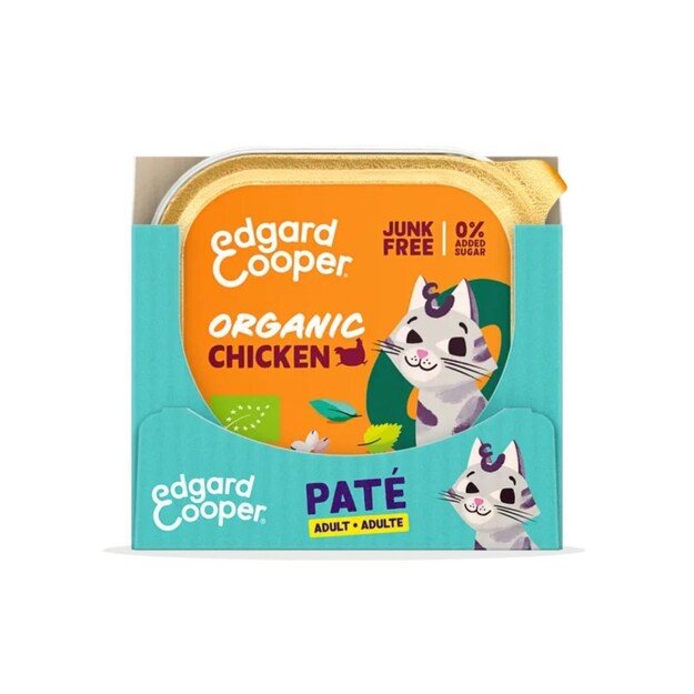 Edgard Cooper - Cat Adult Vetfood Paté Organic Chicken - 85g