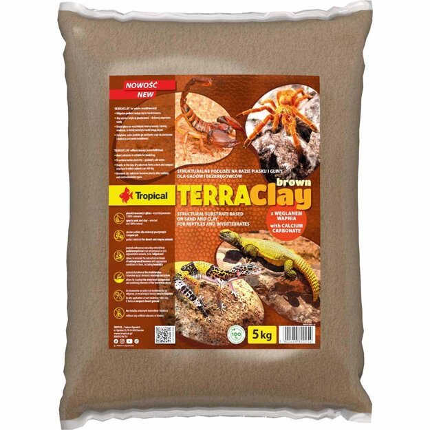 TROPICAL - Terraclay Brown 5Kg - (222.6042)