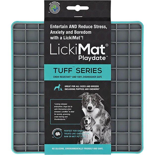 LICKIMAT - Dog Bowl lick mat Tuff Light Blue20Cm - (645.5434)