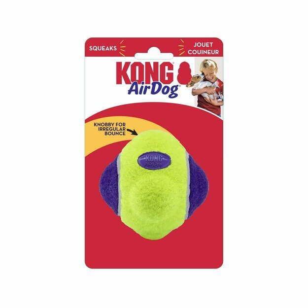 KONG - Airdog Squeaker Knobby Ball M/L (634.6228)