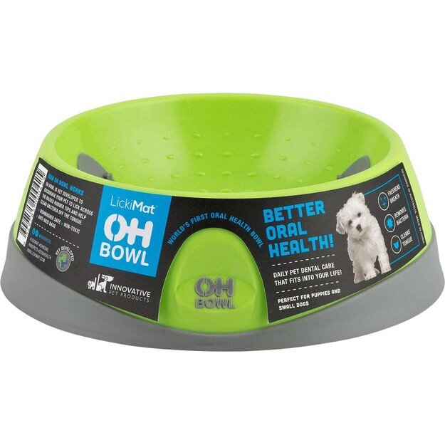 LICKIMAT - Dog Bowl Oral Hygiene Bowl S Green Ø16X5Cm - (645.5204)