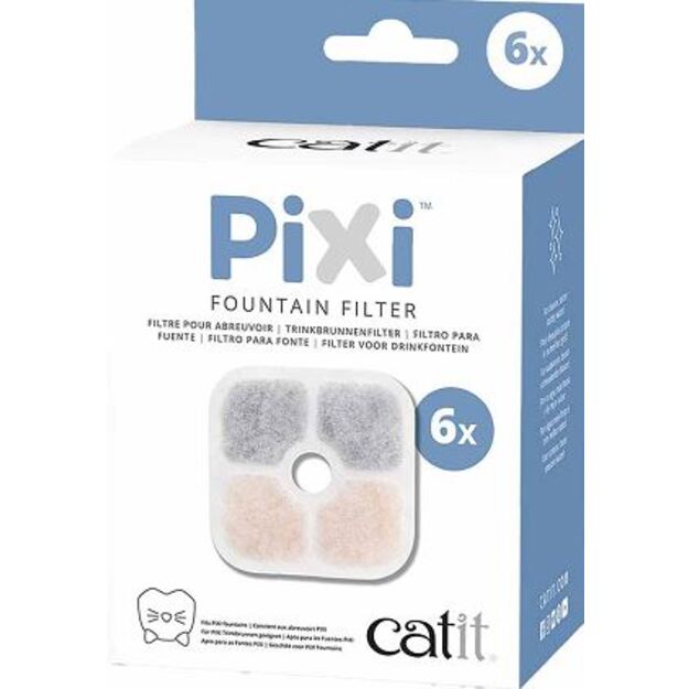 CATIT - Coal Filter For Pixi 2.5L 6pcs - (785.0487)