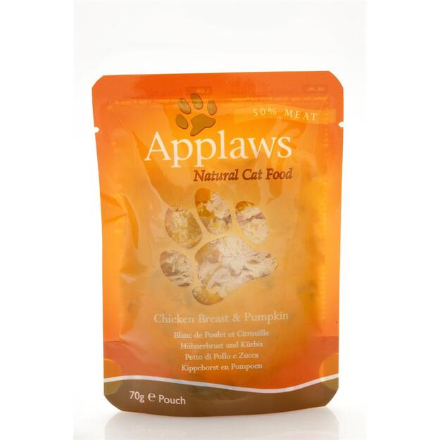 Applaws - Wet Cat Food 70 g pouch - Chicken & Pumpkin (178-001)