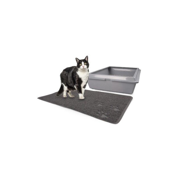 Flamingo - Mat for cat litter - Grey