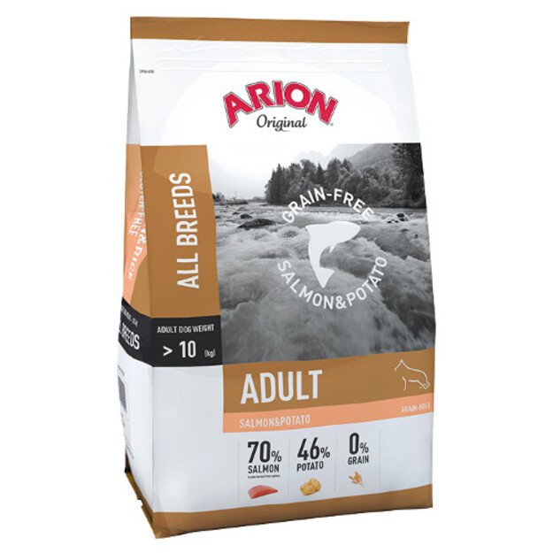 Arion - Dog Food - Grain-free - Salmon & Potato - 12 Kg (104961)