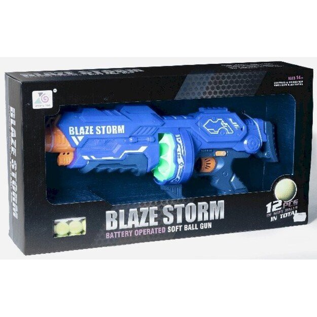 Blaze Storm - Soft ball gun with 12pcs foam balls (520337)