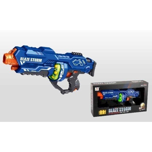 Blaze Storm - Soft ball gun with 12pcs foam balls (520337)