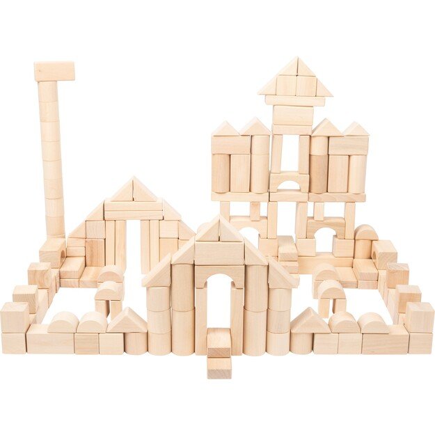 Small Foot - Wooden building blocks in bag - (I-SF11397)