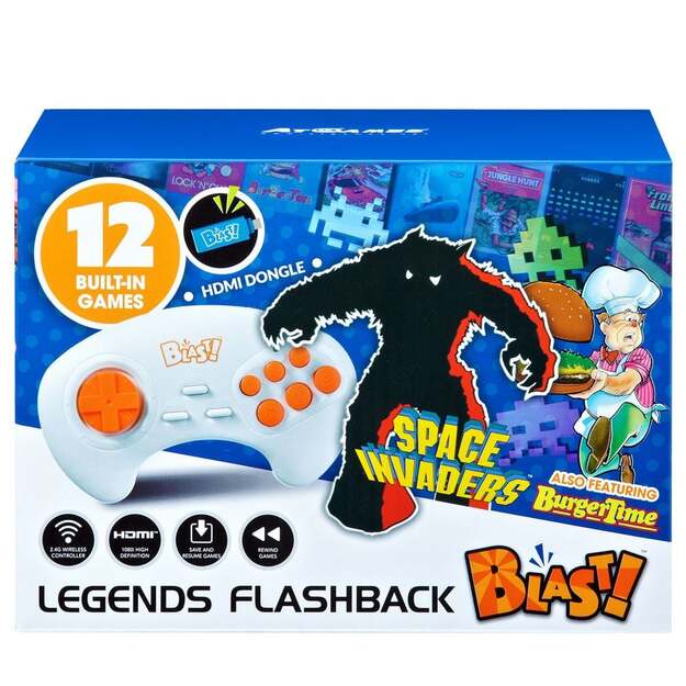 Retro Blast Blast Legends Space Invaders Consola (12 games)