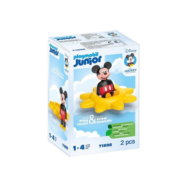 Playmobil - JUNIOR & Disney: Mickey Mouse's Spinning Sun with Rattle Feature (71698)