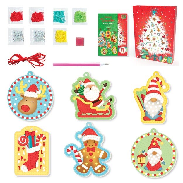 BOX CANDIY - Diamond Art Ornaments & Gift Tags - Totally Santa (BC-X2207)