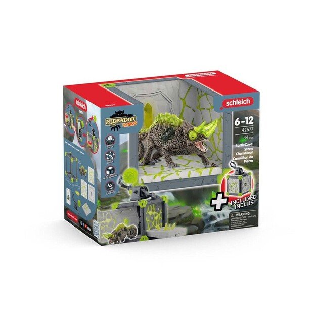 Schleich - Battle Cave Stone Chameleon (42677)