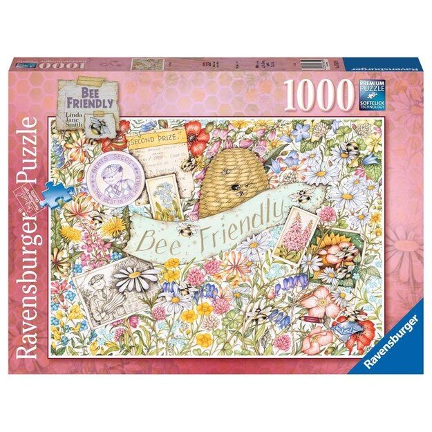 Ravensburger - Puzzle - Bee Friendly 1000p (12001079)