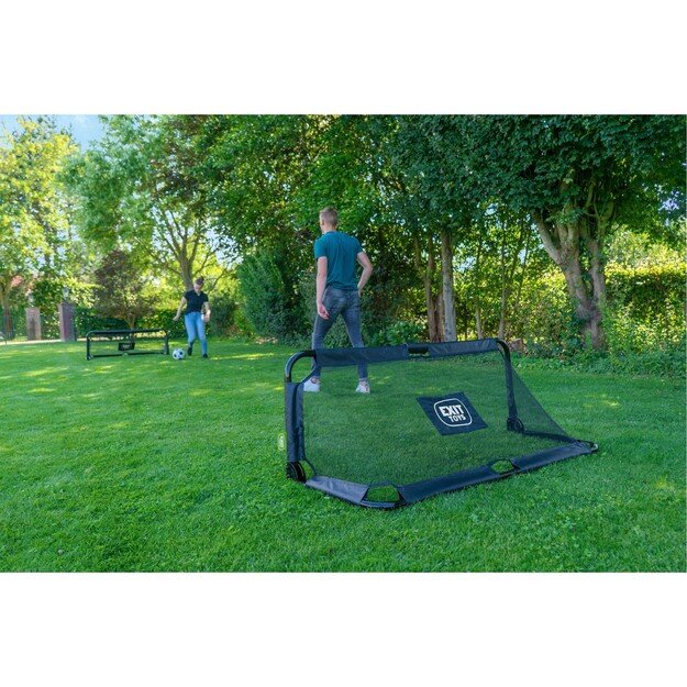 EXIT - Panna Foldable Steel Football Goal 150x60cm (set of 2) - Black (41.01.20.00)