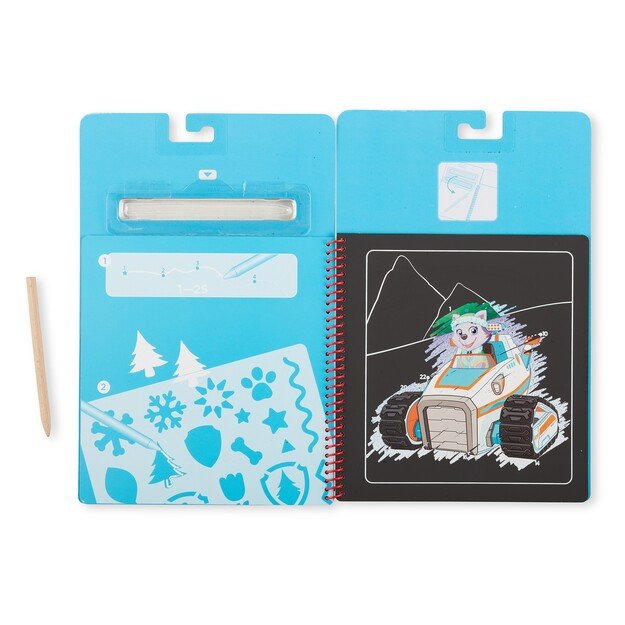 Melissa & Doug - PAW Patrol Scratch Art - 3-Pack ( Chase, Skye, Marshall ) (33308)