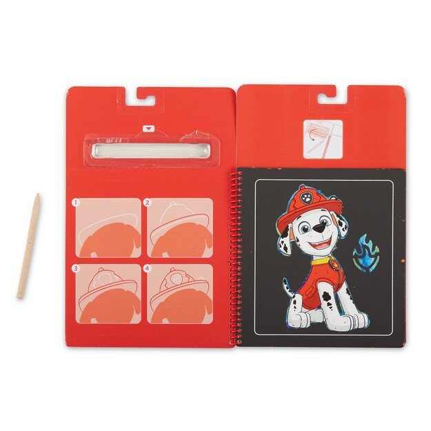 Melissa & Doug - PAW Patrol Scratch Art - 3-Pack ( Chase, Skye, Marshall ) (33308)