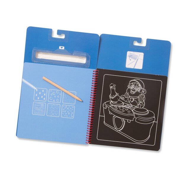 Melissa & Doug - PAW Patrol Scratch Art - 3-Pack ( Chase, Skye, Marshall ) (33308)