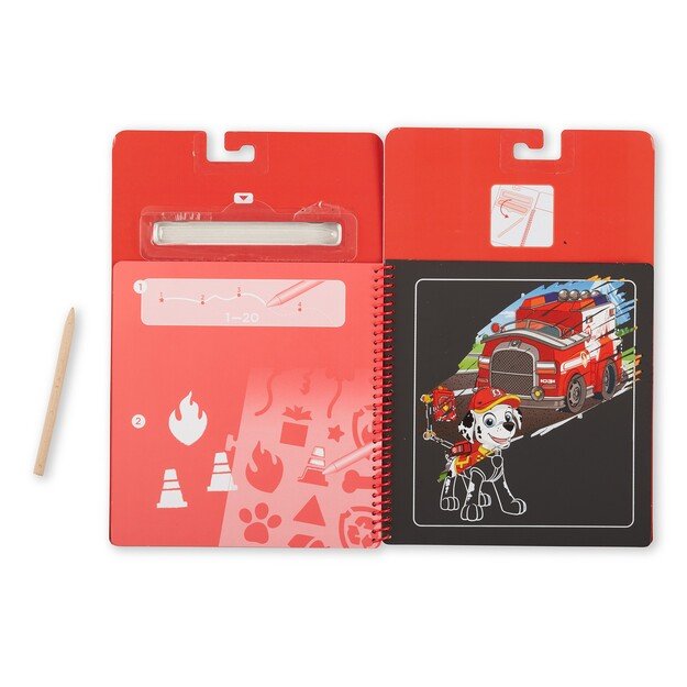 Melissa & Doug - PAW Patrol Scratch Art - 3-Pack ( Chase, Skye, Marshall ) (33308)