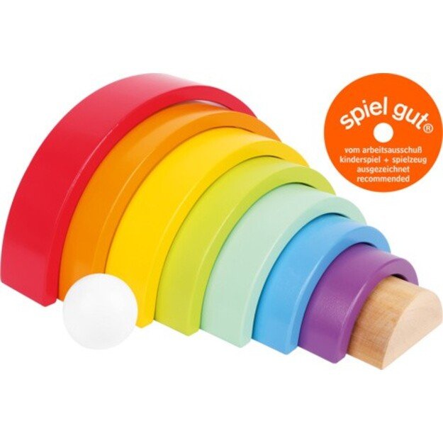 Small Foot - Wooden Building Blocks - Rainbow (I-SF6969)