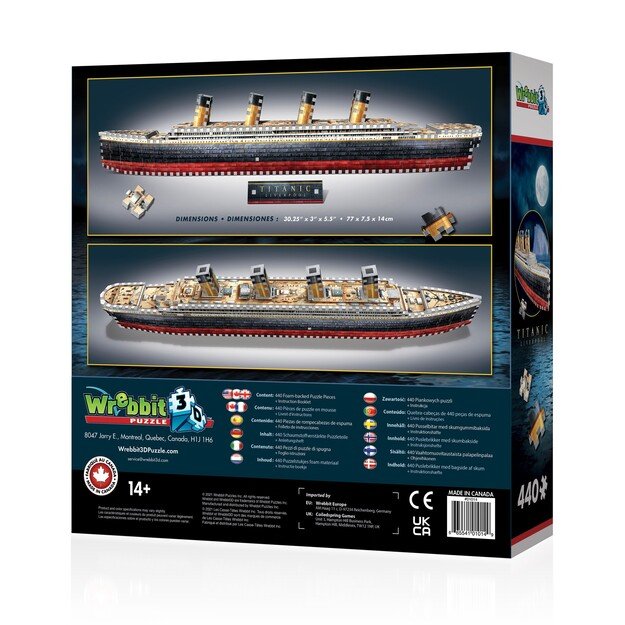 Wrebbit 3D Puzzles - Titanic (40970037)